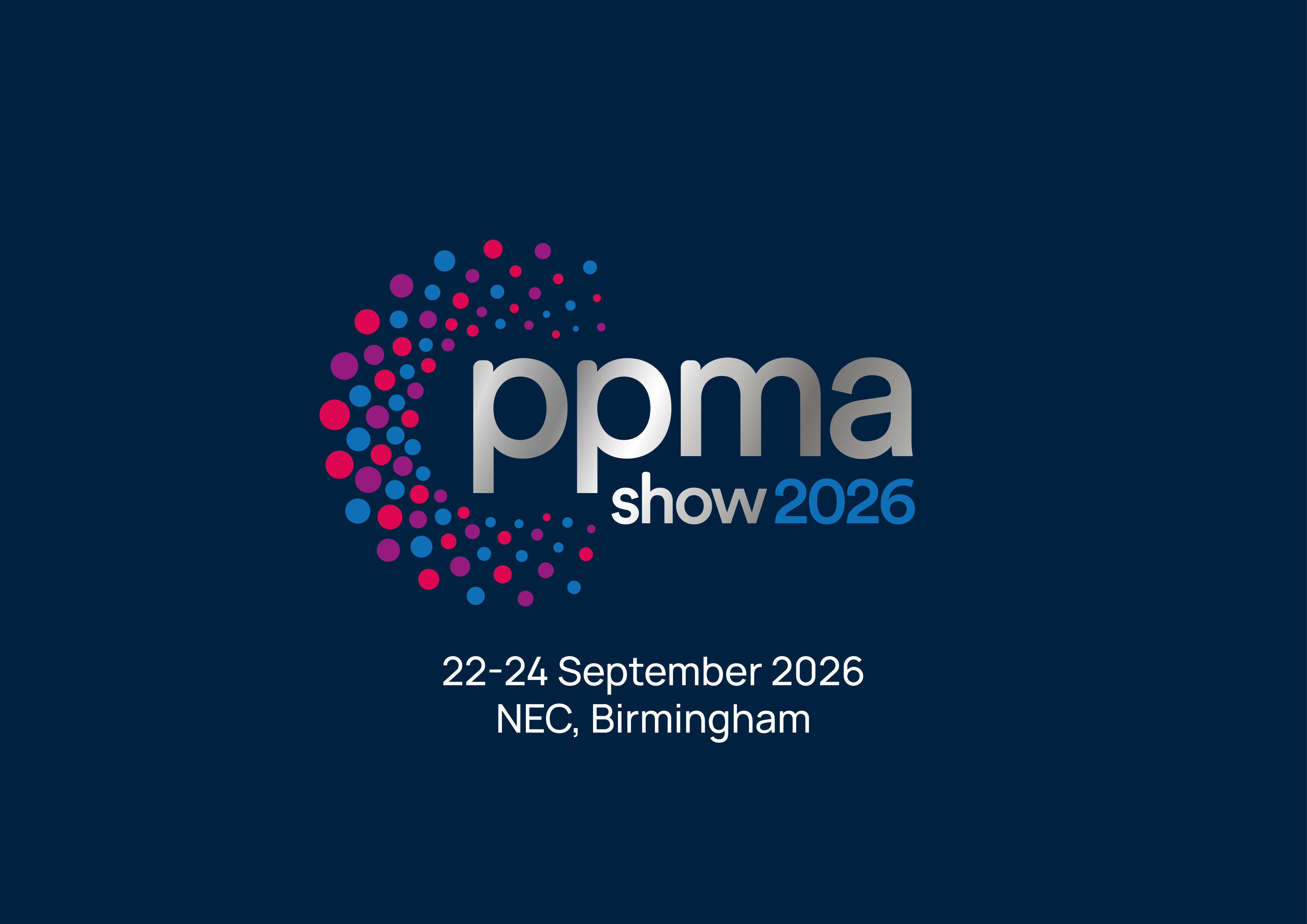 PPMA Show2026 Logo final CMYK Date 01