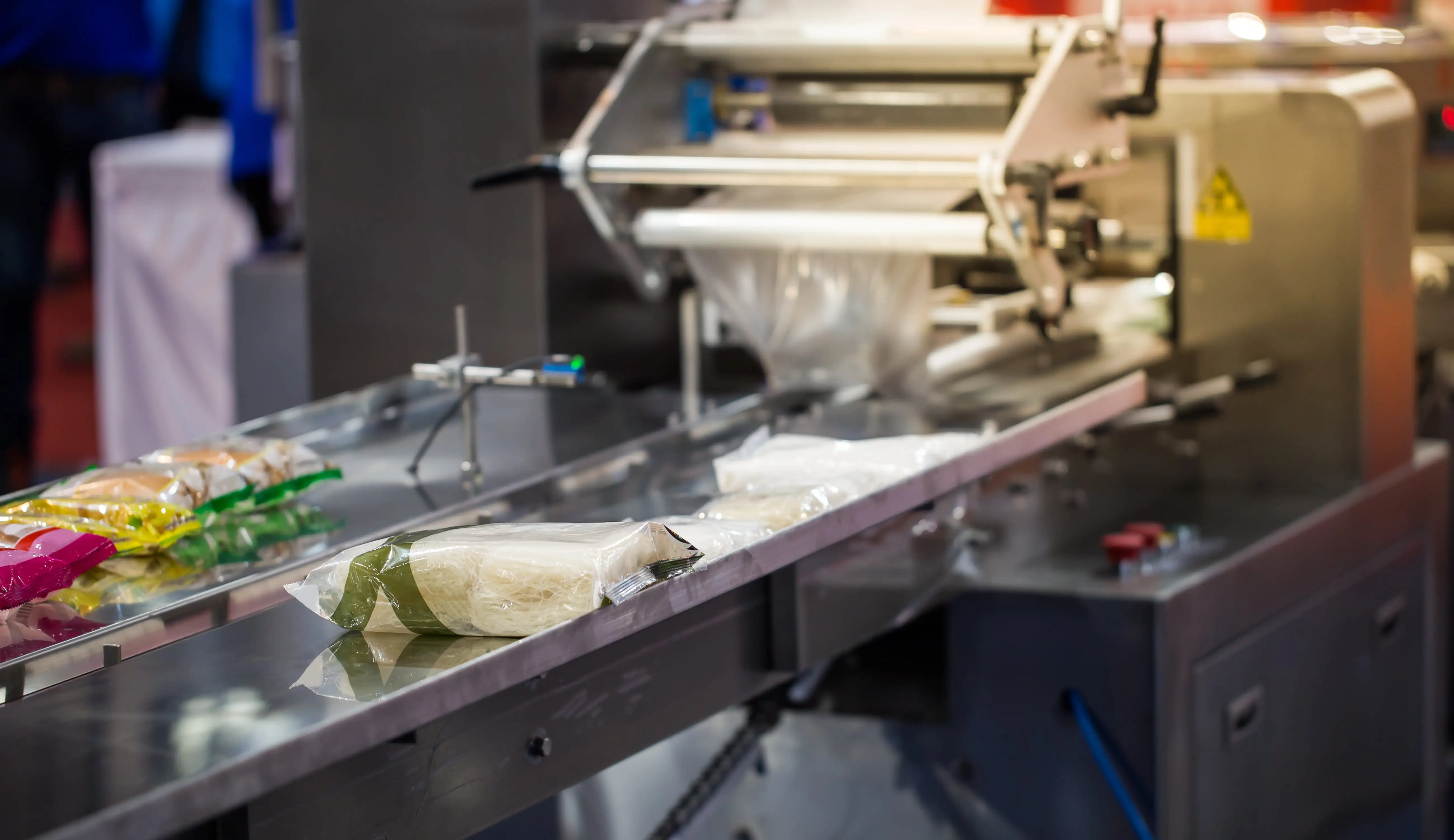 Food packaging machinery and conveyor belt